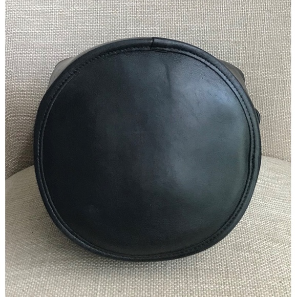 COACH Vintage Bucket 9953 Crossbody Black Leather - Picture 6 of 8
